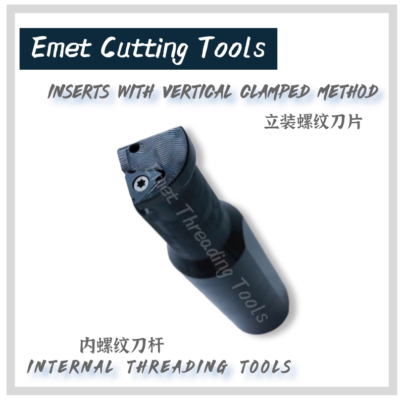 Strumenti di filettatura EMET \\\\ Utensili per filettatura Ninternal/external Threading Tools/insert può essere bloccato da metodi verticali che orizzontali/Turning Tools